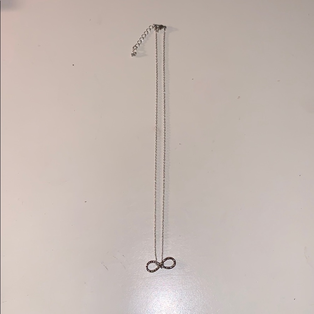 Silver Infinity Necklace - Picture 2 of 4